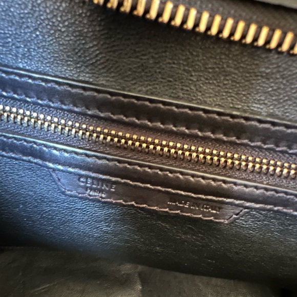 SALE Celine Luggage in good condition canvas calfin tri color. - Picture 11 of 14